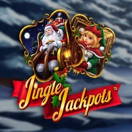 Jingle Jackpots slot logo by Dragon Gaming at Wonaco Casino