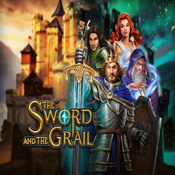 The Sword and the Grail slot visual from Play'n GO available on wonacocasinoo.eu